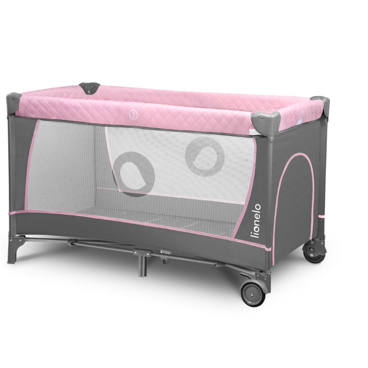 Lionelo, Flower, łóżeczko turystyczne, Flamingo