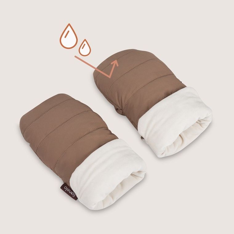 Lionelo, Handmuff, rękawiczki do wózka, oli nutty
