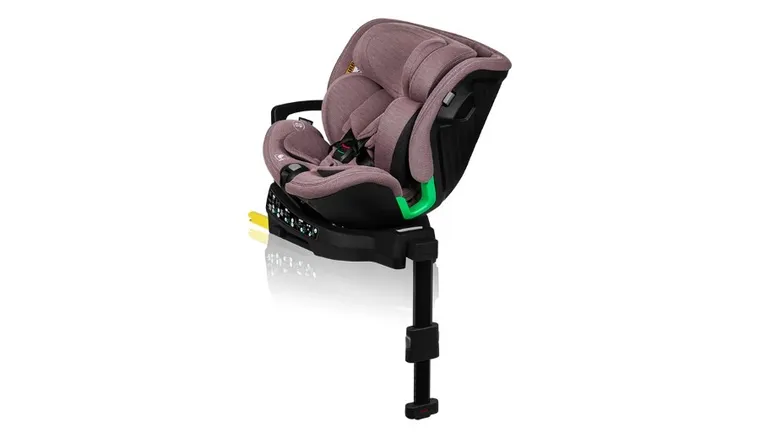 Lionelo, Harmony, I-Size, fotelik samochodowy, Pink Mauve Bamboo, 40-150 cm