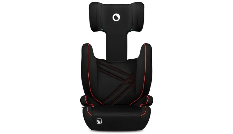 Lionelo, Hugo, I-size, fotelik samochodowy, Sporty Black Red, 100-150 cm