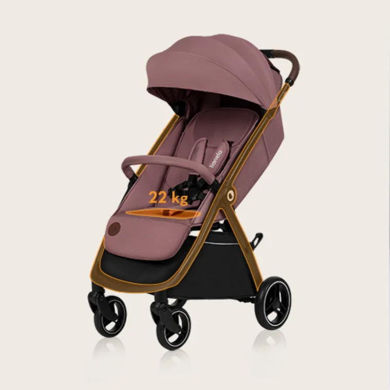 Lionelo, Ingrid, wózek spacerowy, Pink Mauve