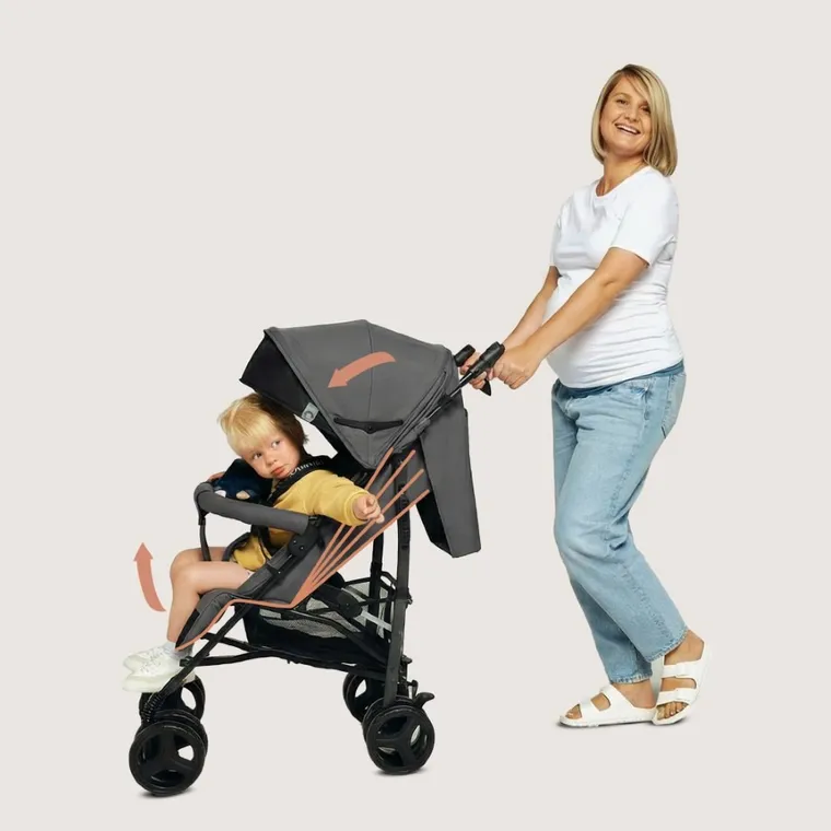 Lionelo, Irma, wózek spacerowy, Grey Stone