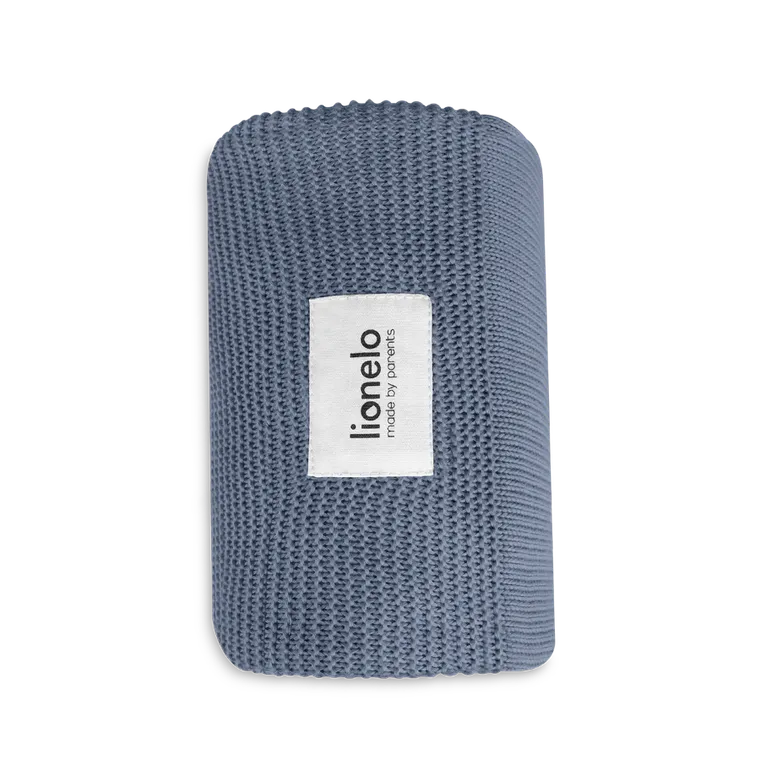 Lionelo, kocyk bambusowy, Blue, 75-100 cm