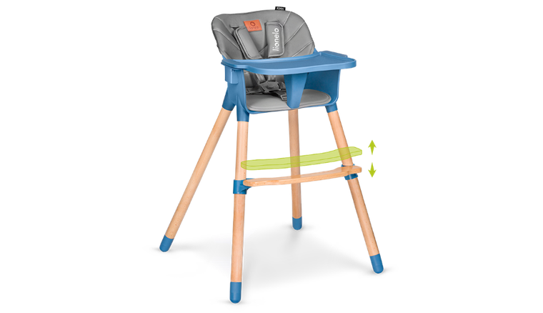 Lionelo, Koen, krzesełko do karmienia, Blue Sky