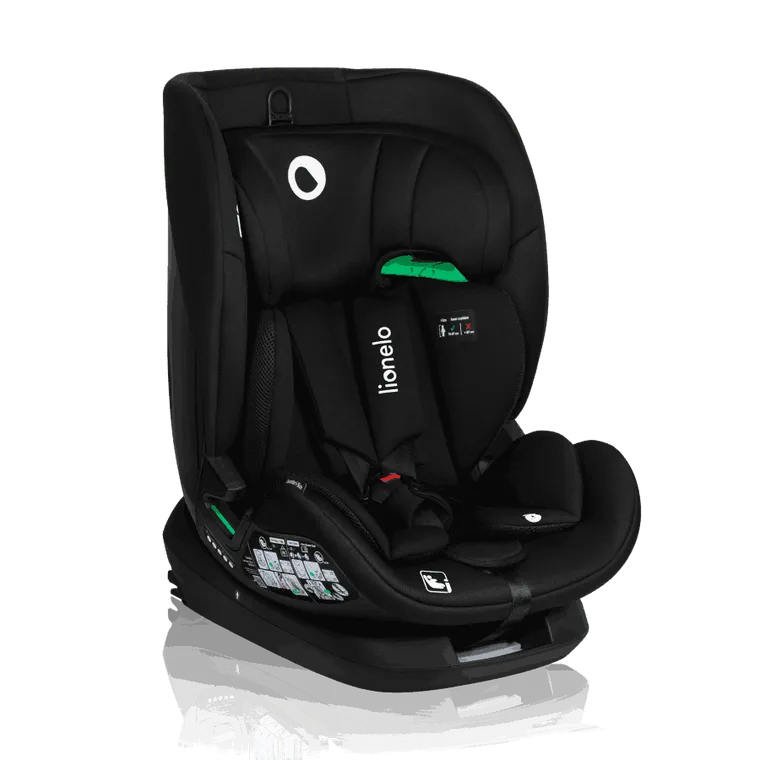 Lionelo, Lavender I-Size, fotelik samochodowy, Black Carbon, 76-150 cm