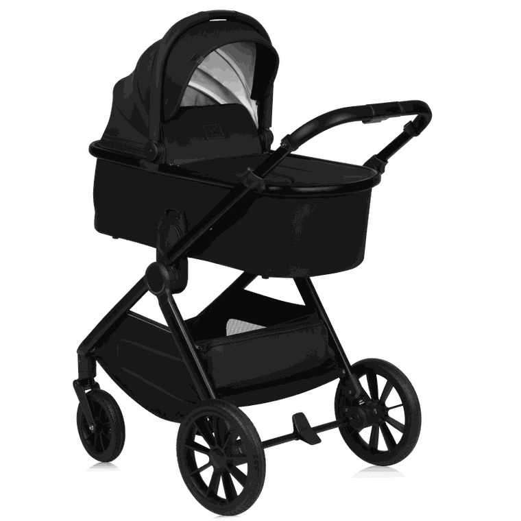 Lionelo, Layla, wózek wielofunkcyjny, 2w1, Black Onyx