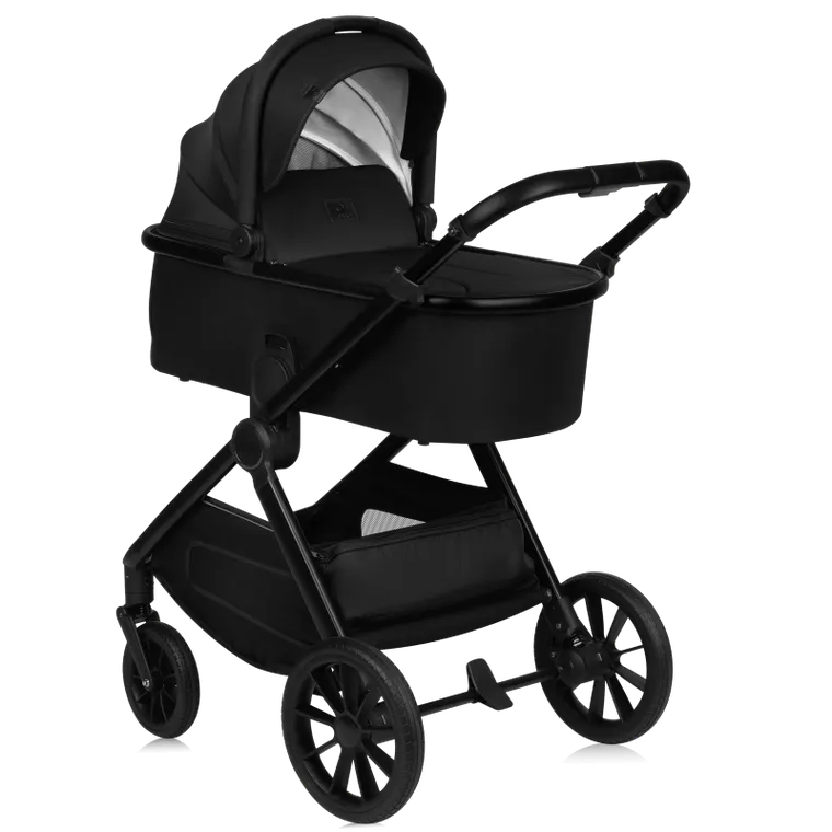 Lionelo, Layla, wózek wielofunkcyjny, 3w1, Black Onyx