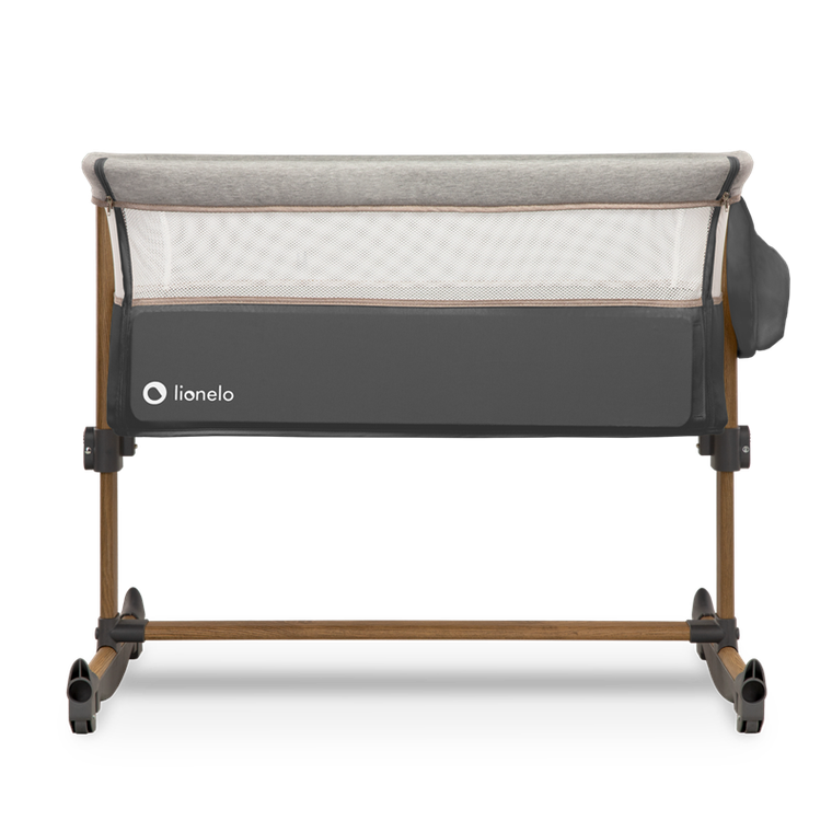 Lionelo, Leonie, łóżeczko dostawne, Grey Stone