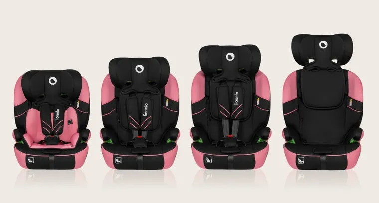Lionelo, Levi One I-Size, fotelik samochodowy, Pink Rose, 76-150 cm