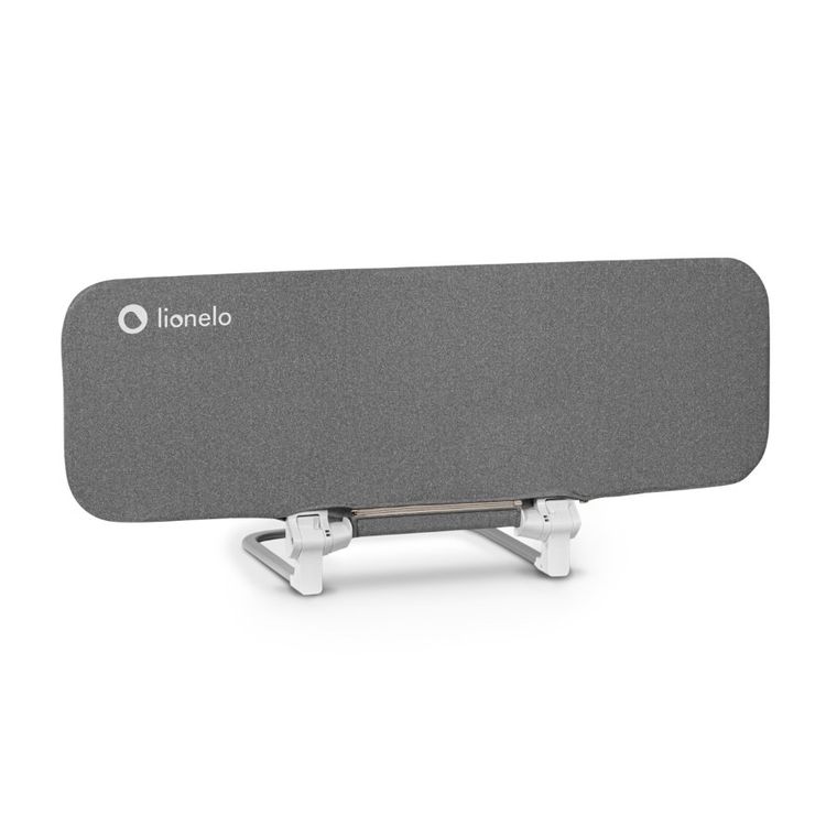 Lionelo, Lora, barierka ochronna do łóżka, składana, Grey Stone