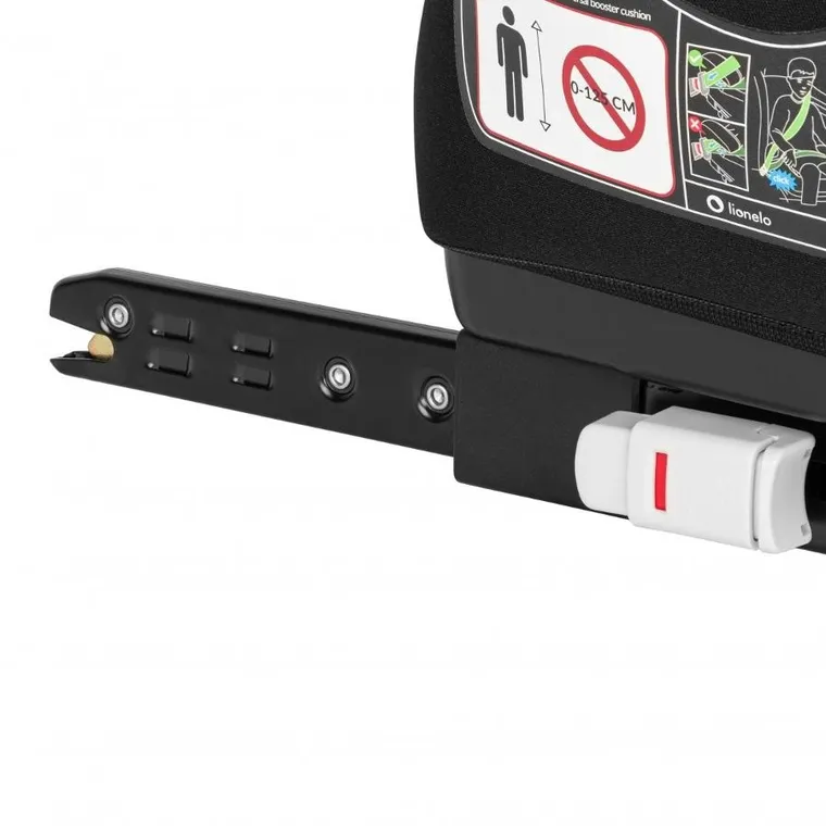Lionelo, Luuk Fix, I-size, fotelik samochodowy, 125-150 cm, Grey Stone