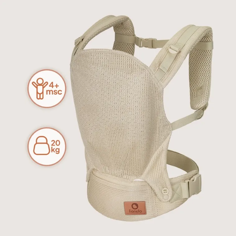Lionelo, Margareet Air, nosidełko dla niemowlaka, beige