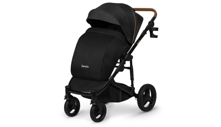 Lionelo, Mari Tour, wózek wielofunkcyjny z zestawem akcesoriów, 2w1, Black Onyx