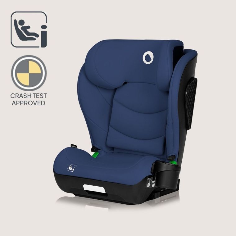 Lionelo, Neal, fotelik samochodowy, i-Size, Blue Navy, 100-150 cm
