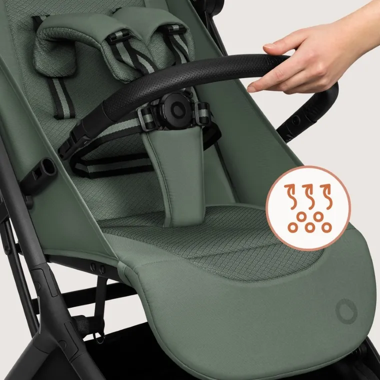 Lionelo, Sia, wózek spacerowy, emerald