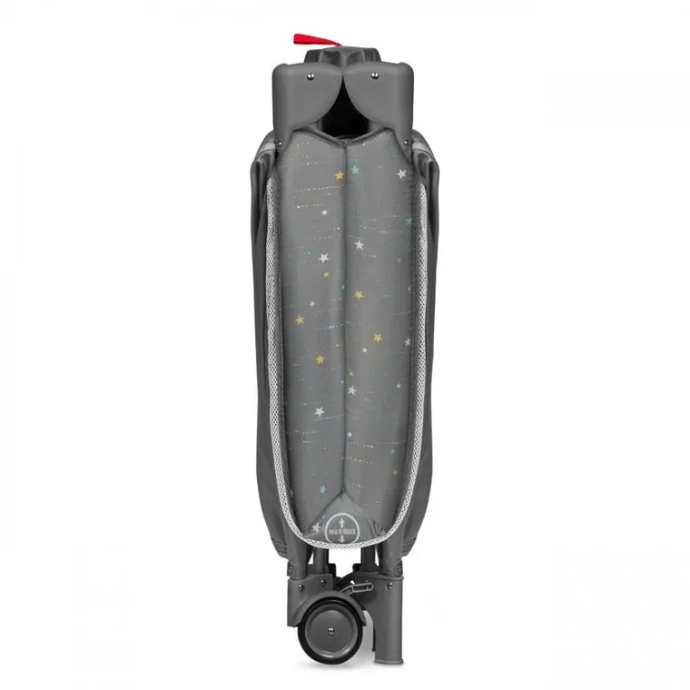 Lionelo, Stefi Plus, łóżeczko turystyczne, dwupoziomowe, składane, Grey Multicolor