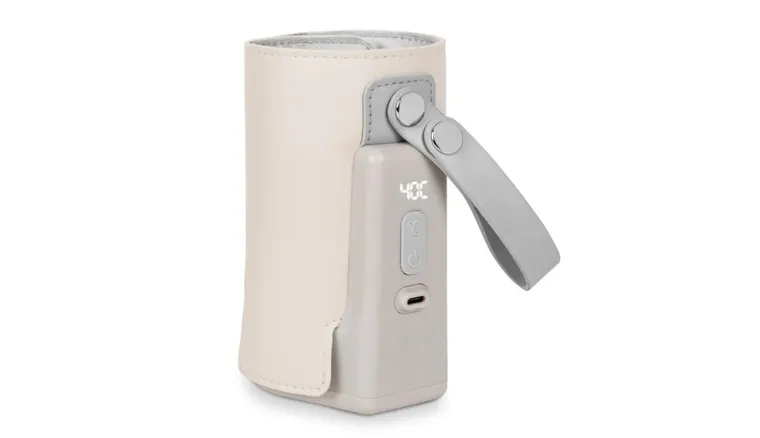 Lionelo, ThermUp Go, przenośny podgrzewacz do butelek, Beige Sand