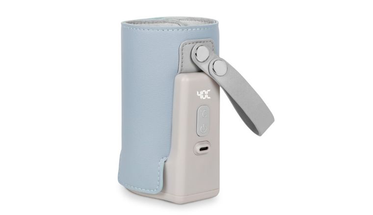 Lionelo, ThermUp Go, przenośny podgrzewacz do butelek, Blue Sky