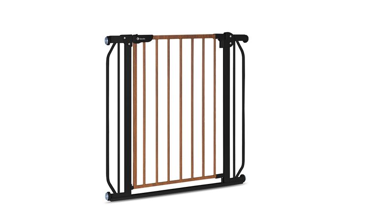 Lionelo, Truus, Slim, bramka ochronna, Black Carbon Natural