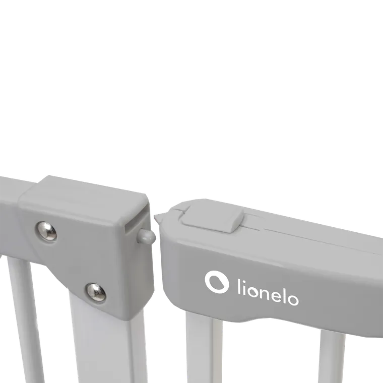 Lionelo, Truus Slim Led, barierka zabezpieczająca, szara