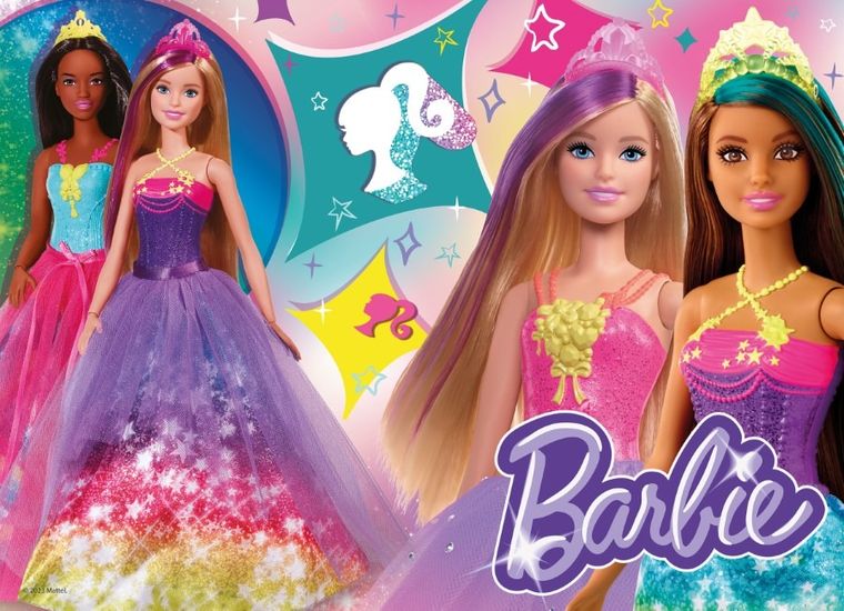 Lisciani, Barbie, puzzle maxi, 4w1, 48 elementów