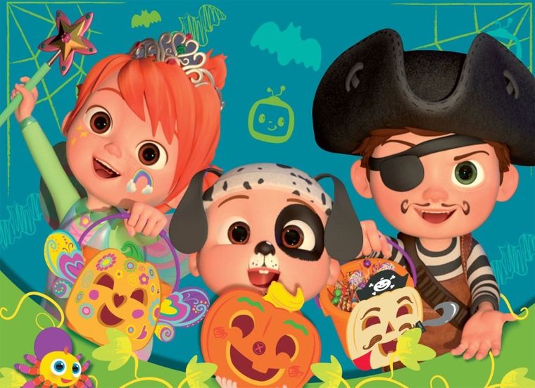 Lisciani, CoComelon, Dzień zaczyna się od piosenki, dwustronne puzzle podłogowe, 2-24 elementy