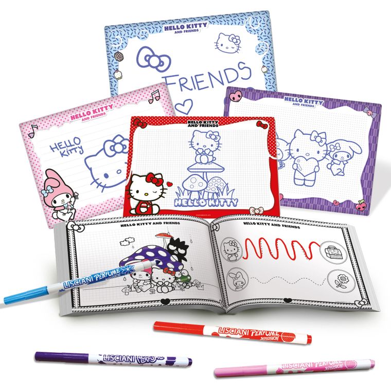 Lisciani, Hello Kitty and Friends, Szkoła Rysowania, zestaw artystyczny