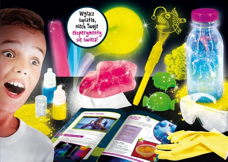 Lisciani, I'm a Genius, Laboratorium ciemności, zestaw naukowy