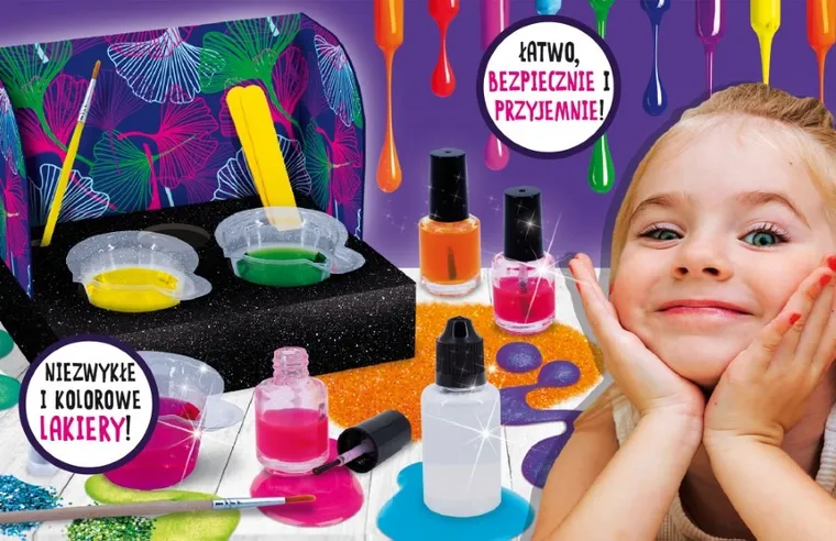 Lisciani, I'm a Genius, Laboratorium lakierów, zestaw kreatywny