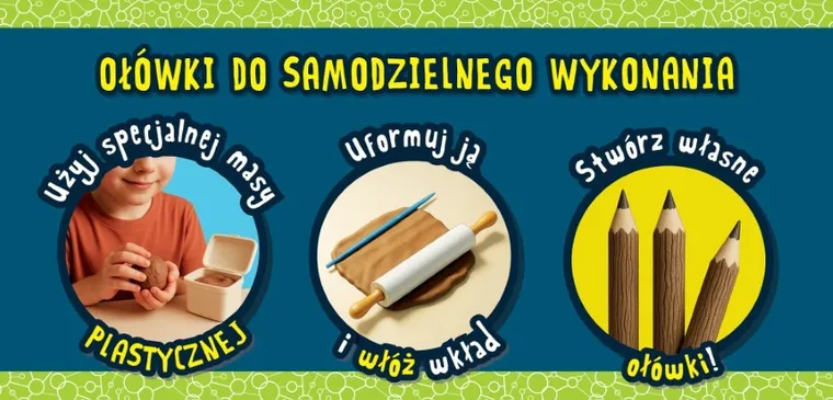 Lisciani, I'm a Genius, Manufaktura ołówków, zestaw kreatywny