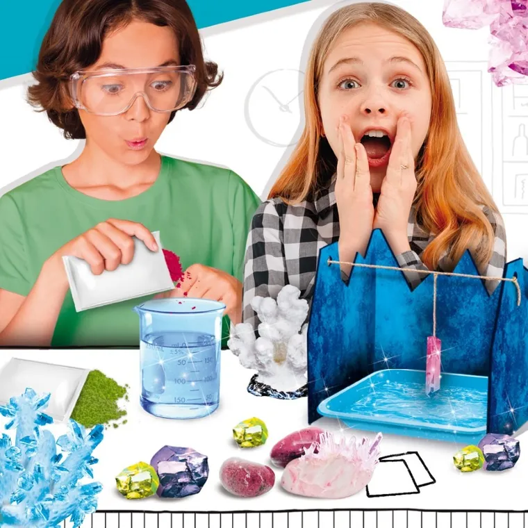 Lisciani, I'm a Genius, Nauka o kryształach, zestaw naukowy