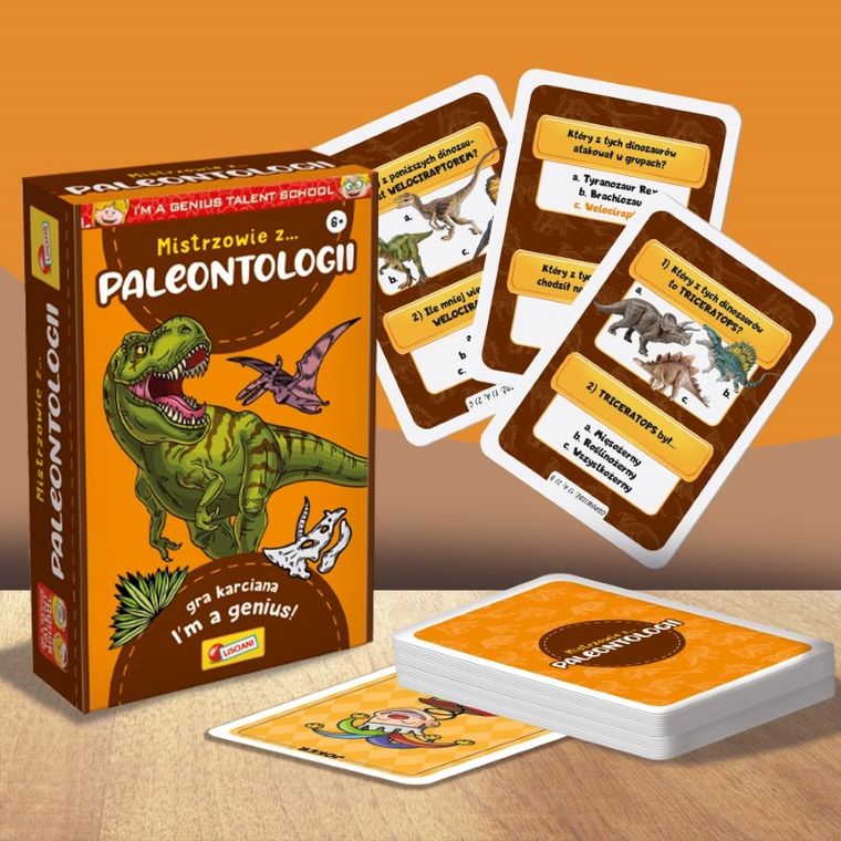 Lisciani, I'm a Genius, Talent School, Mistrzowie z paleontologii, gra edukacyjna