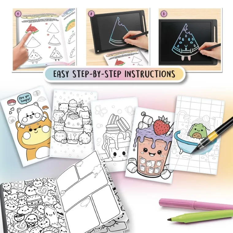 Lisciani, Kids Art, Laboratorium Kawaii, zestaw artystyczny