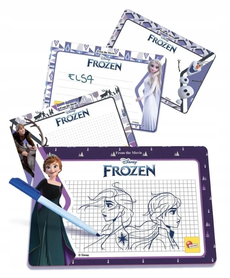 Lisciani, Kraina Lodu, Kompaktowa Szkoła Rysowania, zestaw artystyczny