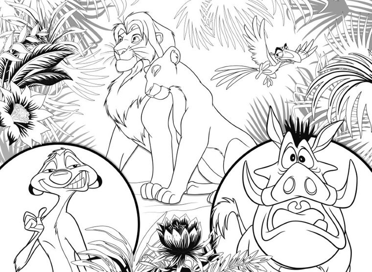 Lisciani, Król Lew, Eko, puzzle dwustronne, 24 elementy