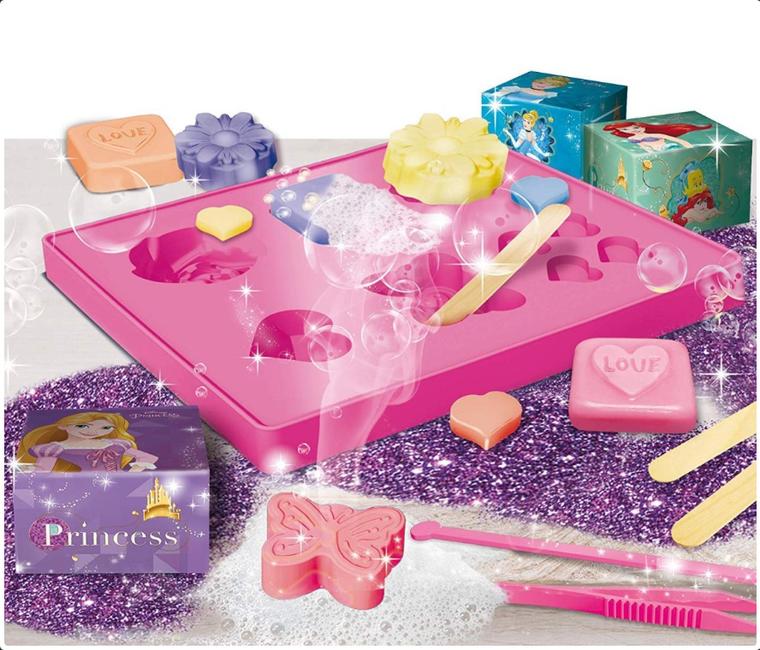 Lisciani, Księżniczki Disneya, magic soaps, zestaw kreatywny