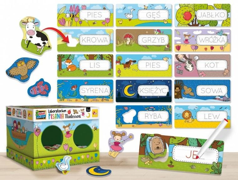 Lisciani, Laboratorium pisania, gra montessori