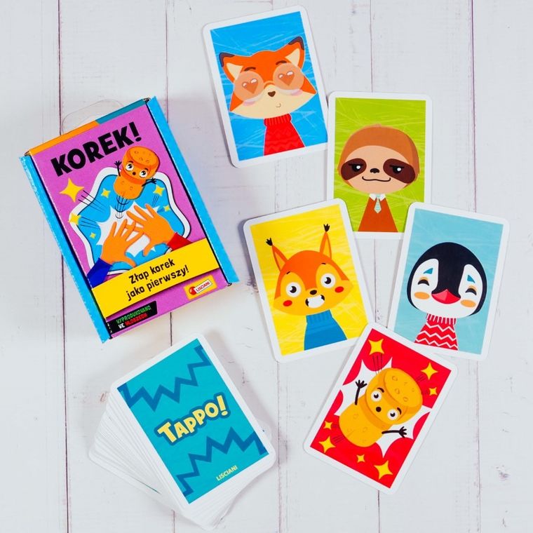 Lisciani, Ludoteca, gra karciana Korek