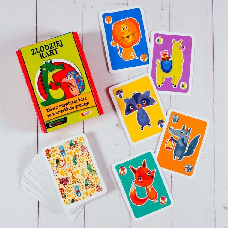 Lisciani, Ludoteca, gra karciana Złodziej Kart