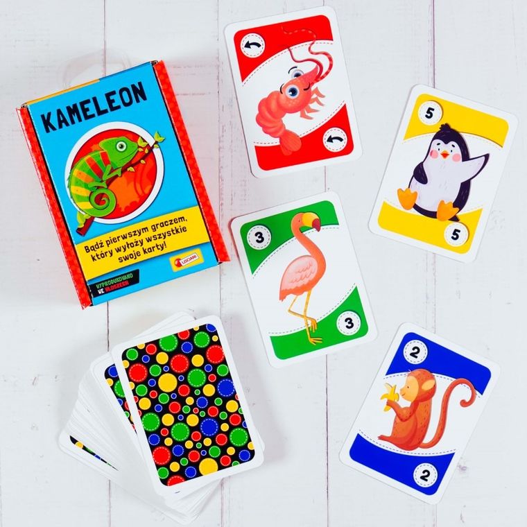Lisciani, Ludoteca, gry karciane Kameleon