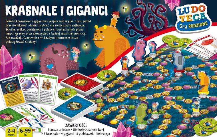 Lisciani, Ludoteca, Krasnale i giganci, gra rodzinna