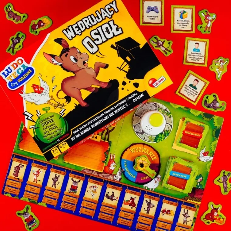 Lisciani, Ludoteca, Wędrujący osioł, gra rodzinna