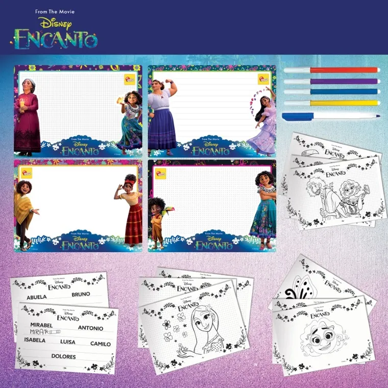 Lisciani, Nasze magiczne Encanto, Szkoła Rysowania, zestaw artystyczny