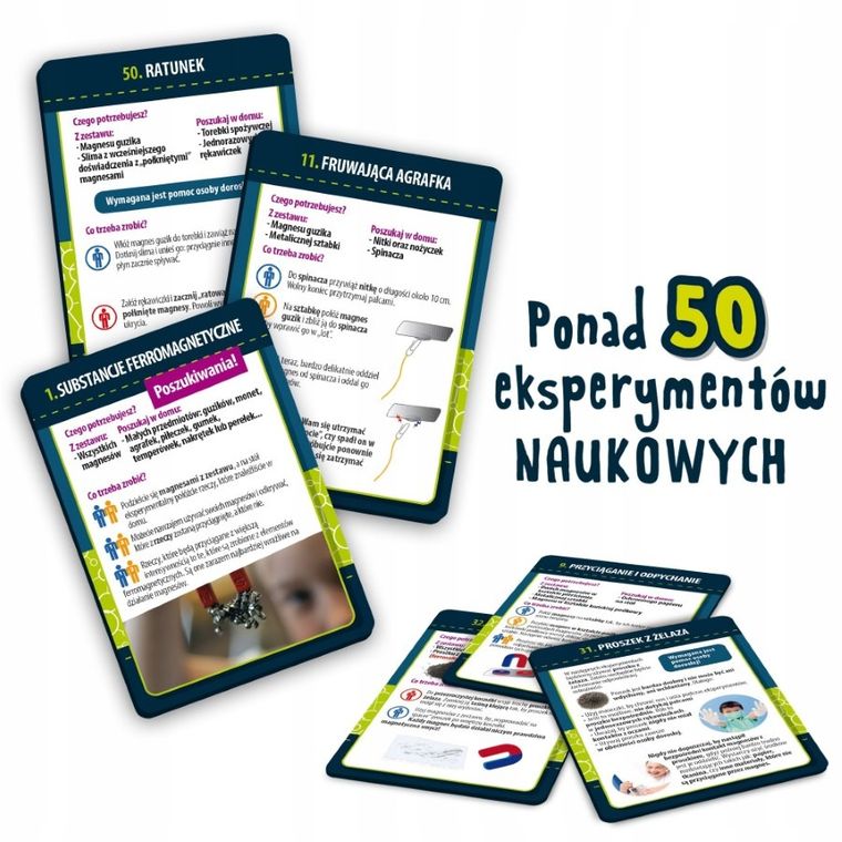 Lisciani, Nauka w domu, Magnetyzm, zestaw edukacyjny