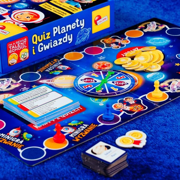 Lisciani, Quiz Planety i Gwiazdy, gra edukacyjna