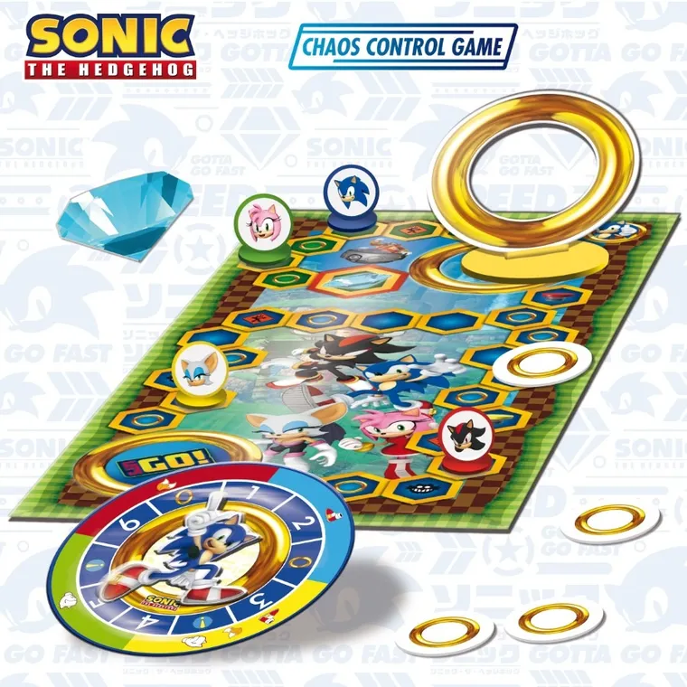 Lisciani, Sonic, Chaos Control Game, gra planszowa