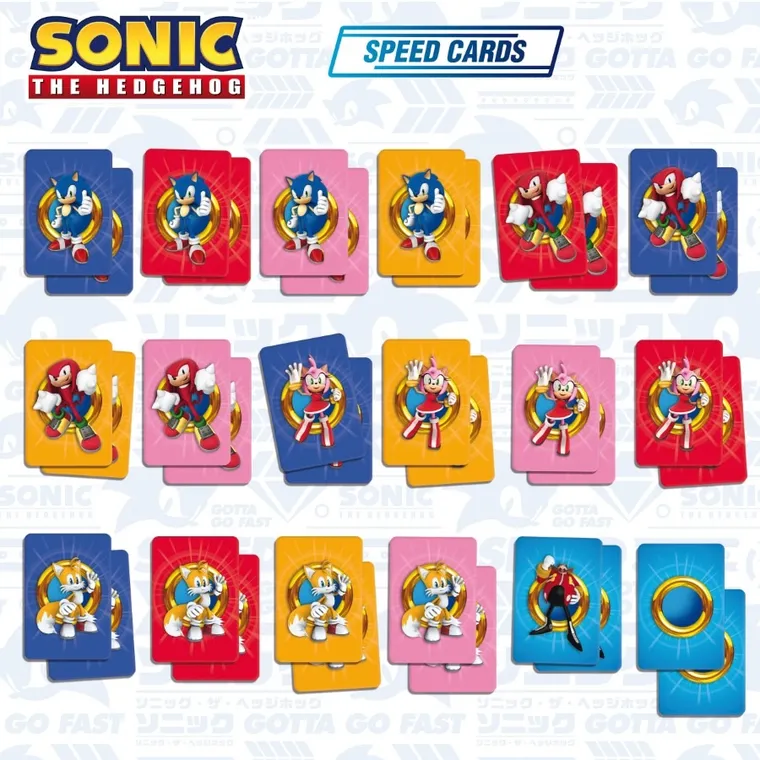Lisciani, Sonic, Speed Cards, gra karciana