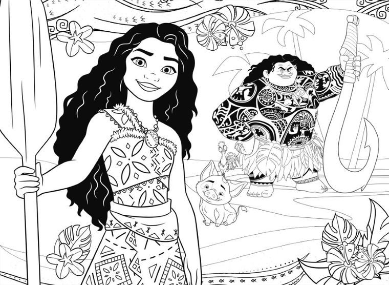 Lisciani, Vaiana 2, Eko, puzzle dwustronne, 48 elementów