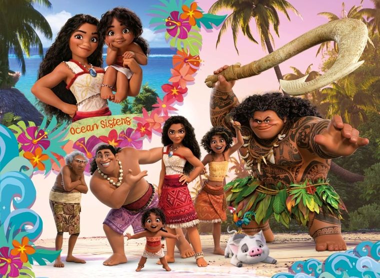 Lisciani, Vaiana 2, puzzle dwustronne, 48 elementów