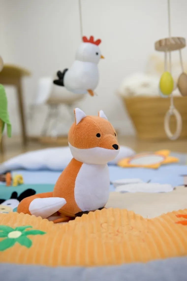 Little Big Friends, drewniany stojak edukacyjny, farma